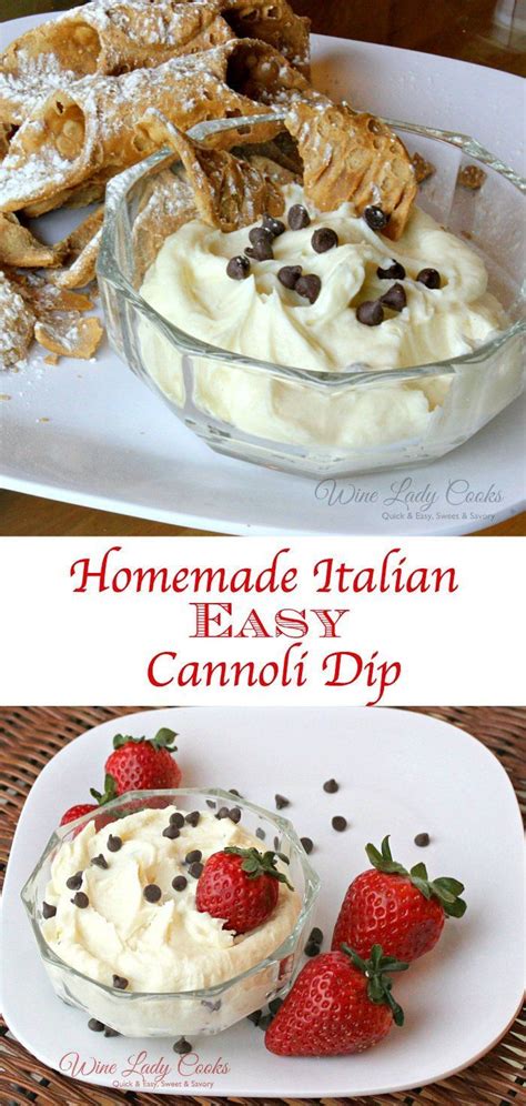 | 3 easy and delicious dessert recipes for oreo lovers. Homemade Easy Italian Cannoli Dip | Recipe | Cannoli dip ...