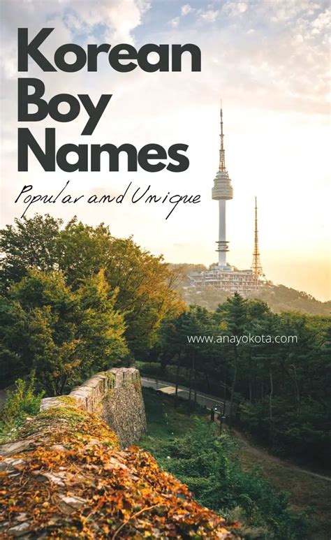 Ckorean Boy Names 50 Popular Cute Korean Baby Boy Names With