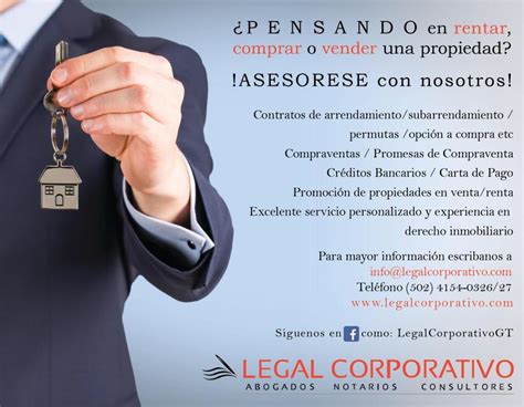 Legal Corporativo Servicios Inmobiliarios Ventarentacompra De