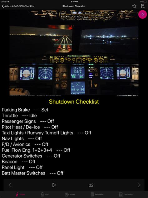 Airbus A340 300 Checklist Apps 148apps