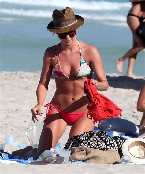 Julianne Hough Shows Off Her Ass Wearing A Bikini On A Beach In Miami