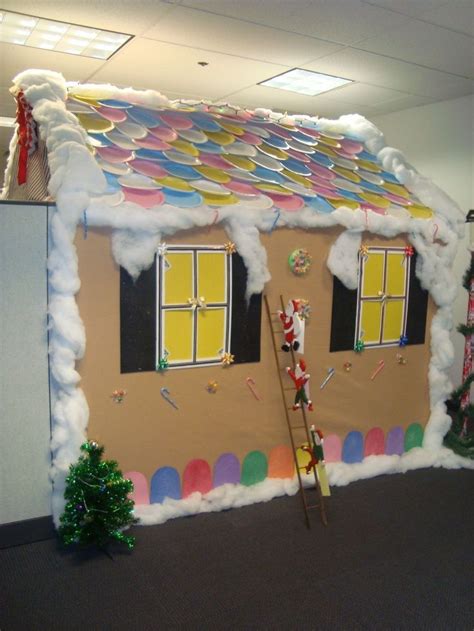 Celebrate this christmas full of excitement. Image result for gingerbread house cubicle | Office ...