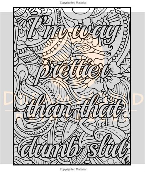 35 Adult Curse Word Printable Coloring Pages Digital Download Etsy