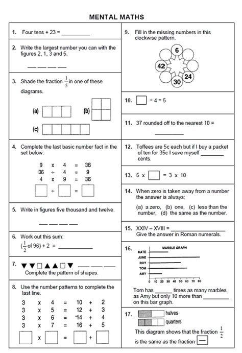 Maths for Year 5 Worksheets | Activity Shelter