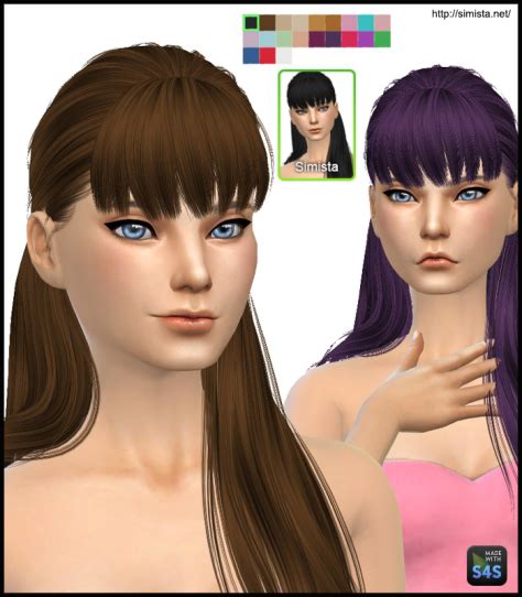 Simista Alesso`s Edge Hairstyle Retextured Sims 4 Hairs