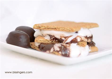 Anytime Smores Made With Graham Crackers And Bissingers Chocolate