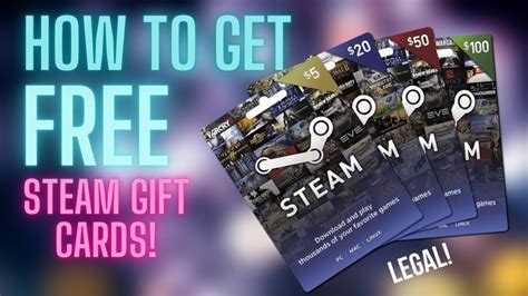 How To Get Free Steam Gift Cards Get Free Steam Gift Card Keys Youtube