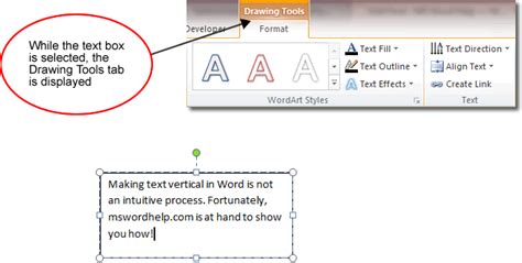 How To Display Vertical Text In Word 2007