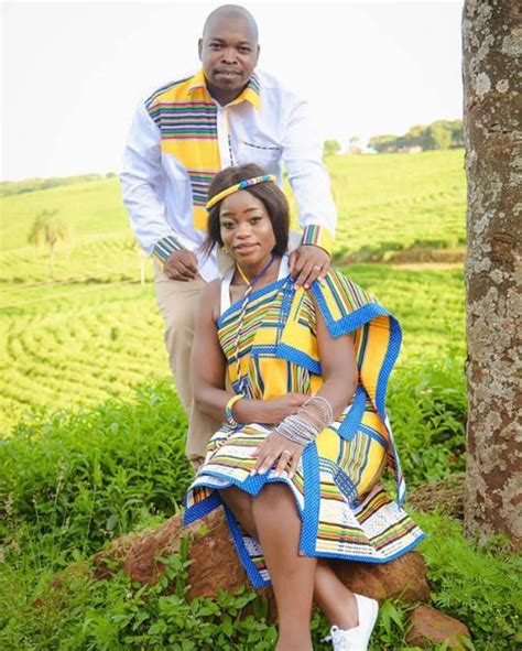 Clipkulture Venda Couple In Wenda Traditional Wedding Attire