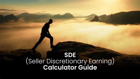 Sde Sellers Discretionary Earnings Calculator Guide Benitago Group