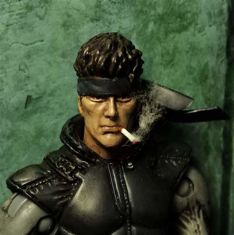 Mcfarlane Metal Gear Solid Snake Face Fix Metal Gear Solid Custom