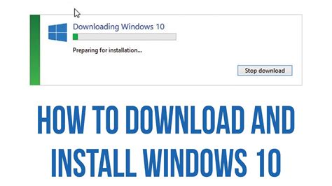 How To Download And Install Windows 10 Youtube