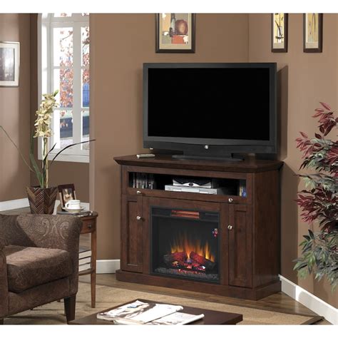 Classicflame Windsor Traditional Antique Cherry Fireplace Tv Stand