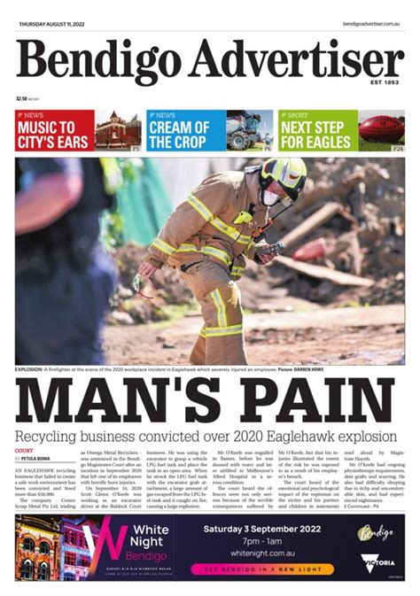 today s paper bendigo advertiser bendigo vic