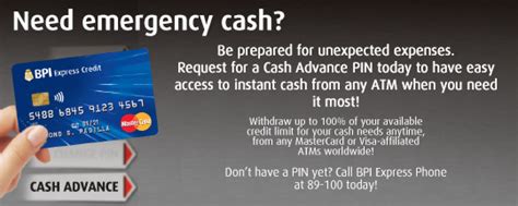 It depends on what card you have. Cash Advance Pin Request - FAQs