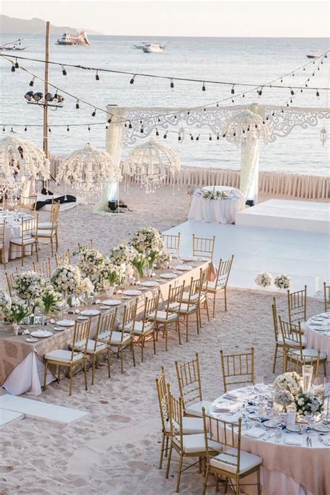 Incredibly Beautifully Styled Beach Side Wedding Venue In Boracay