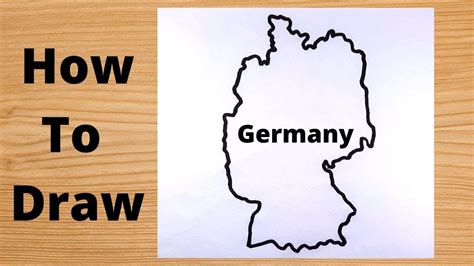 Drawing Germany Map Simple Way Youtube