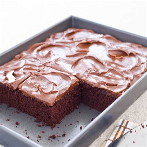 Simple Chocolate Sheet Cake Americas Test Kitchen Recipe