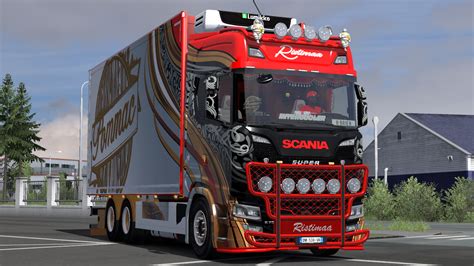 Ristimaa Next Gen Scania S Tandem Skin Pack Euro Truck Simulator 2