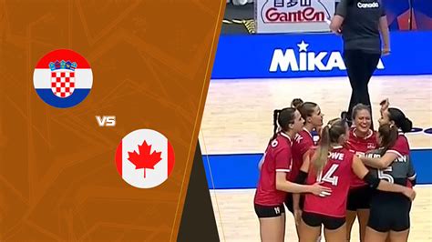 watch volleyball nations league women croatia v canada highlights online stream full hd