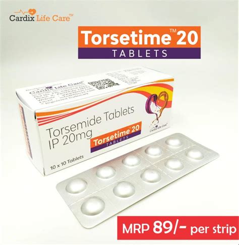 Torsemide Tablets Mg Prescription Packaging Size X At Rs Box In Panchkula