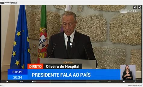 Mensagem Do Presidente Da República Ao País Vídeo Funchal Notícias Notícias Da Madeira