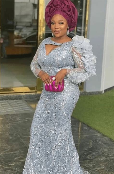 25 Latest Aso Ebi To Slay In 2021 Stylish Naija Nigerian Lace Styles Dress Latest African