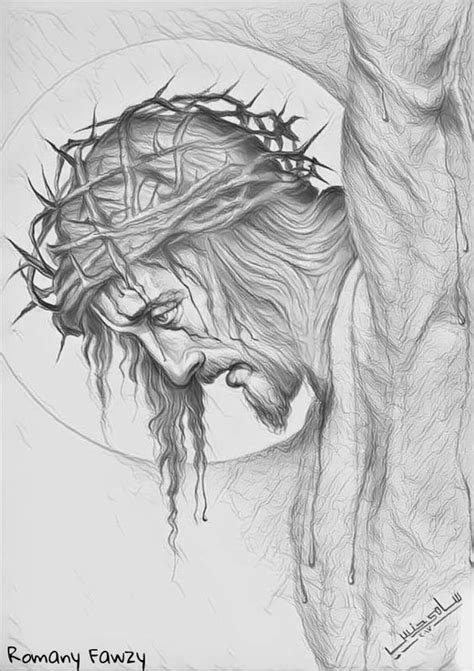 Dibujos En Lapiz Jesus Art Drawing Jesus Drawings Jesus Painting Art