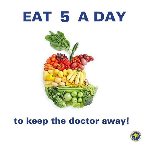 Five Servings Of Fruits And Vegetables A Day Will Help Keep The Doctor