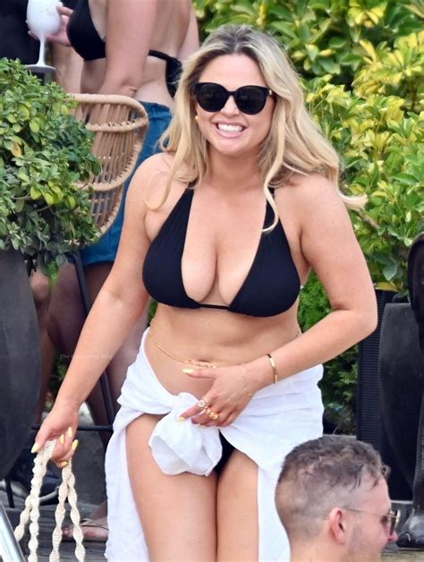 Emily Atack Looks In Great Spirits As She Is Seen With A Mystery Man On Holiday In Marbella