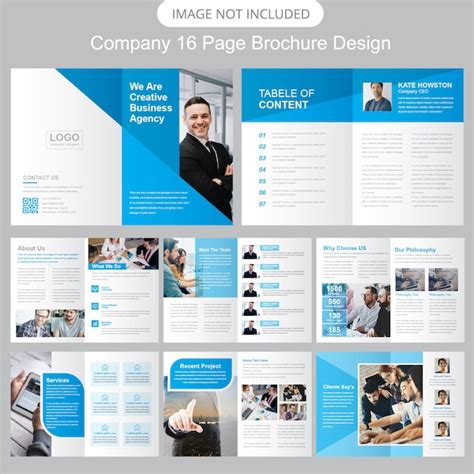 Premium Vector Company Profile Brochure Template
