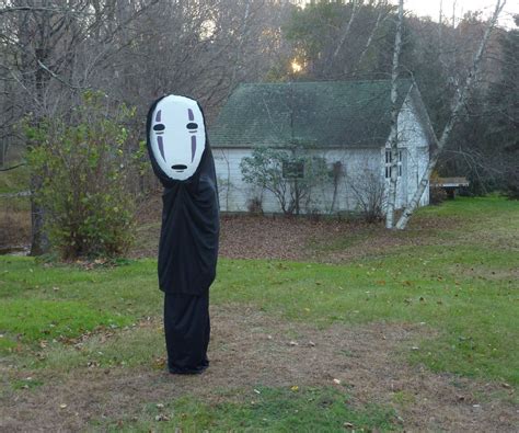 No Face From Spirited Away Costume 9 Steps With Pictures