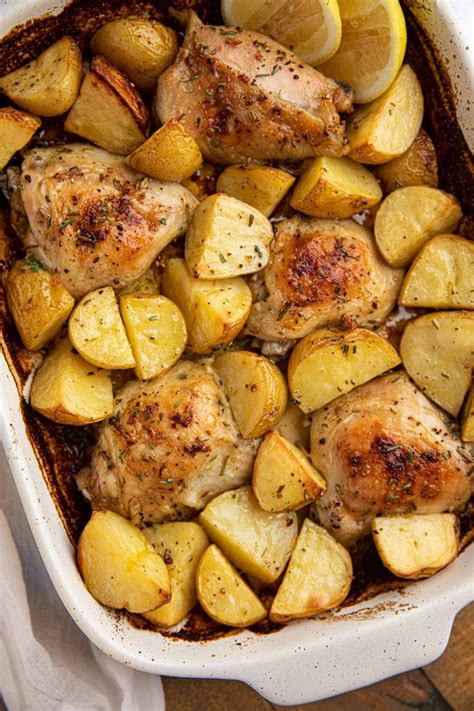 Baked Rosemary Chicken And Potatoes Crispy And Easy