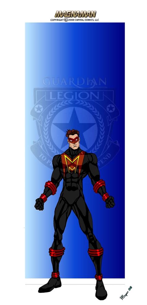 Magnaman Variant By Skywarp 2 Superhero Design Deviantart Comics