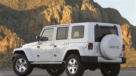 jeep takes electric technology  road  wrangler based plug