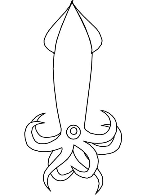 New free coloring pages browse, print & color our latest. Squid coloring pages to download and print for free