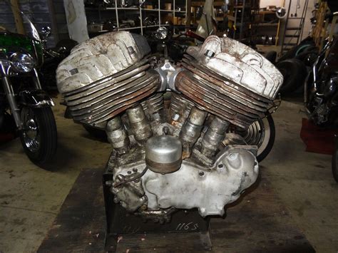 Harley Davidson 1937 Ul Flathead Engine W Title Knucklehead Panhead