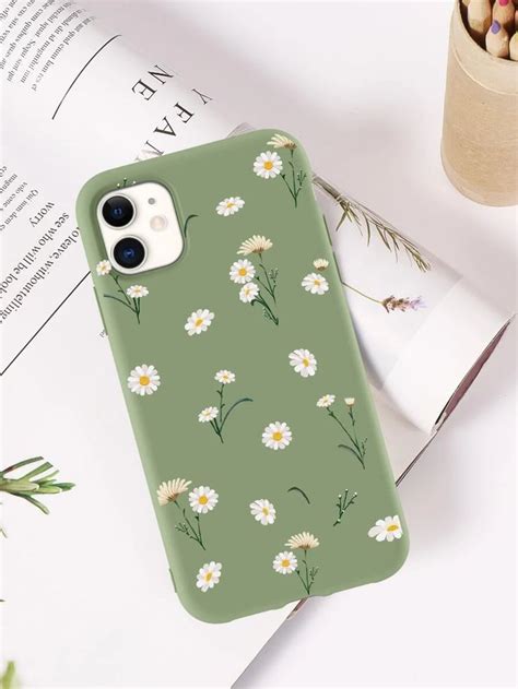 Daisy Print Iphone Case Shein Usa In 2021 Tumblr Phone Case Iphone