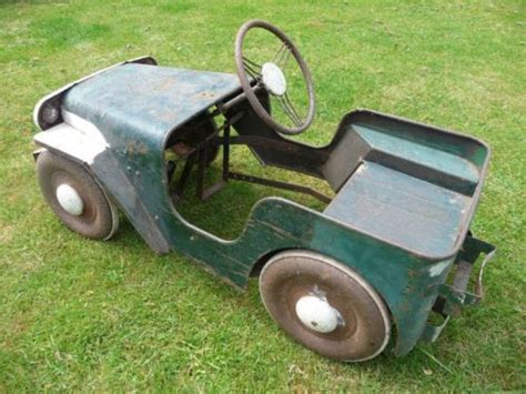 1950s Tri Ang Willys Jeep Pedal Car Barn Find Land Rover Its Not Every