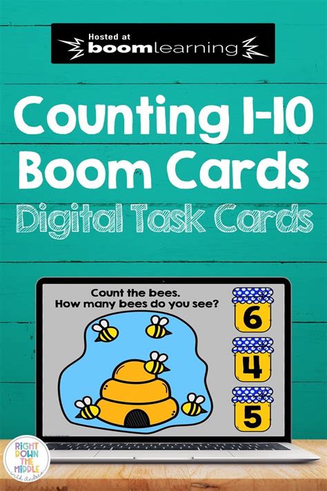 Counting 1 10 Boom Cards Distance Learning Math Game Digital Task