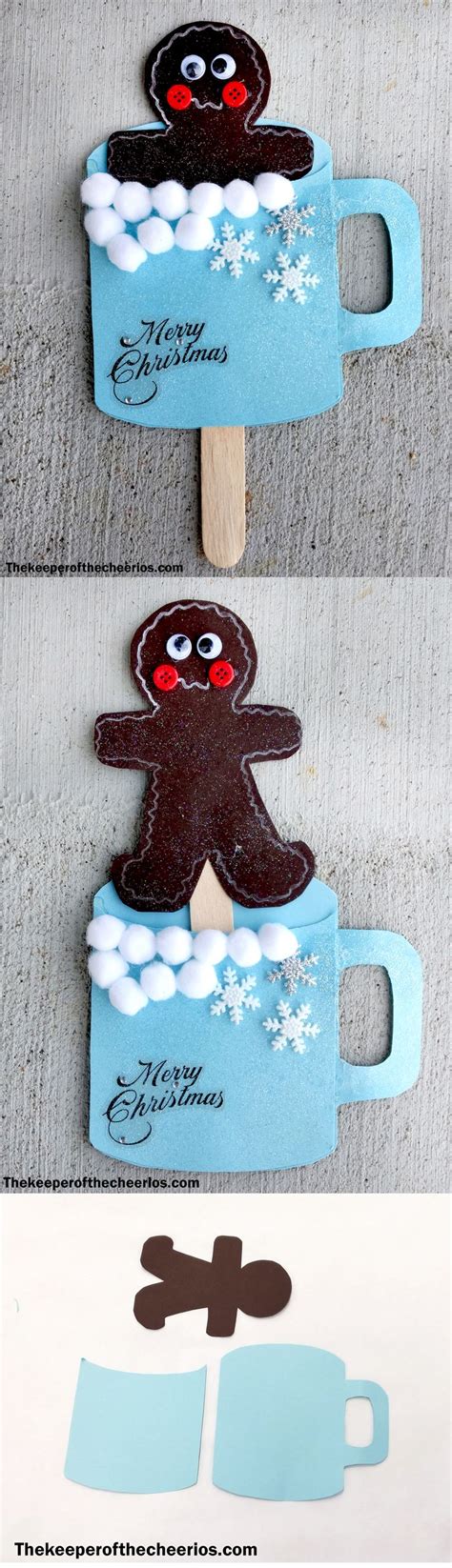 hot cocoa gingerbread man craft the keeper of the cheerios crafts gingerbread crafts