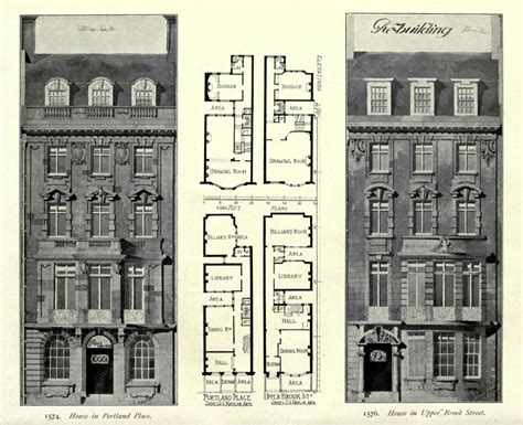 Elevations And Plans For Two Residences London Archimaps Photo