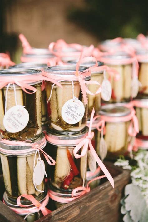 One of the best wedding favors includes a little love and care, which is why a homemade specialty such as marinara sauce is a gift worth giving. 17 Unique Wedding Favor Ideas that Wow Your Guests ...