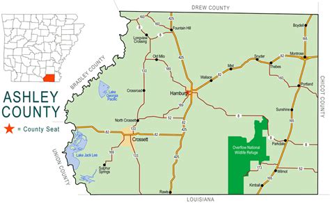 Ashley County Map Index