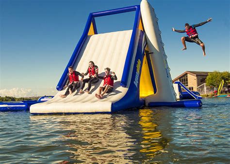 Sheffield Aqua Park Inflatable Assault Course In Rother Valley Country