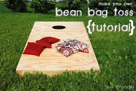 Corn Hole Bean Bag Toss Diy Diy Bean Bag Bean Bag Bean Bag Toss