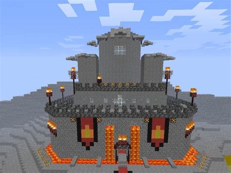 Pics Of Minecraft Easy Castles Minecraft Lava Castle Minecraft