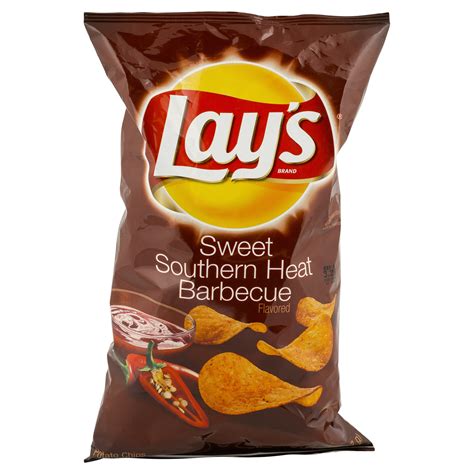 Lays Potato Chips Sweet Southern Heat Barbecue 7 34 Oz Potato Chips