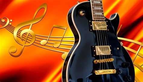 Artistic Music Notes And Guitar Wallpaper By Alexasfotos