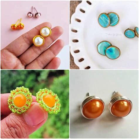 25 DIY Stud Earrings That Are Simple To Make